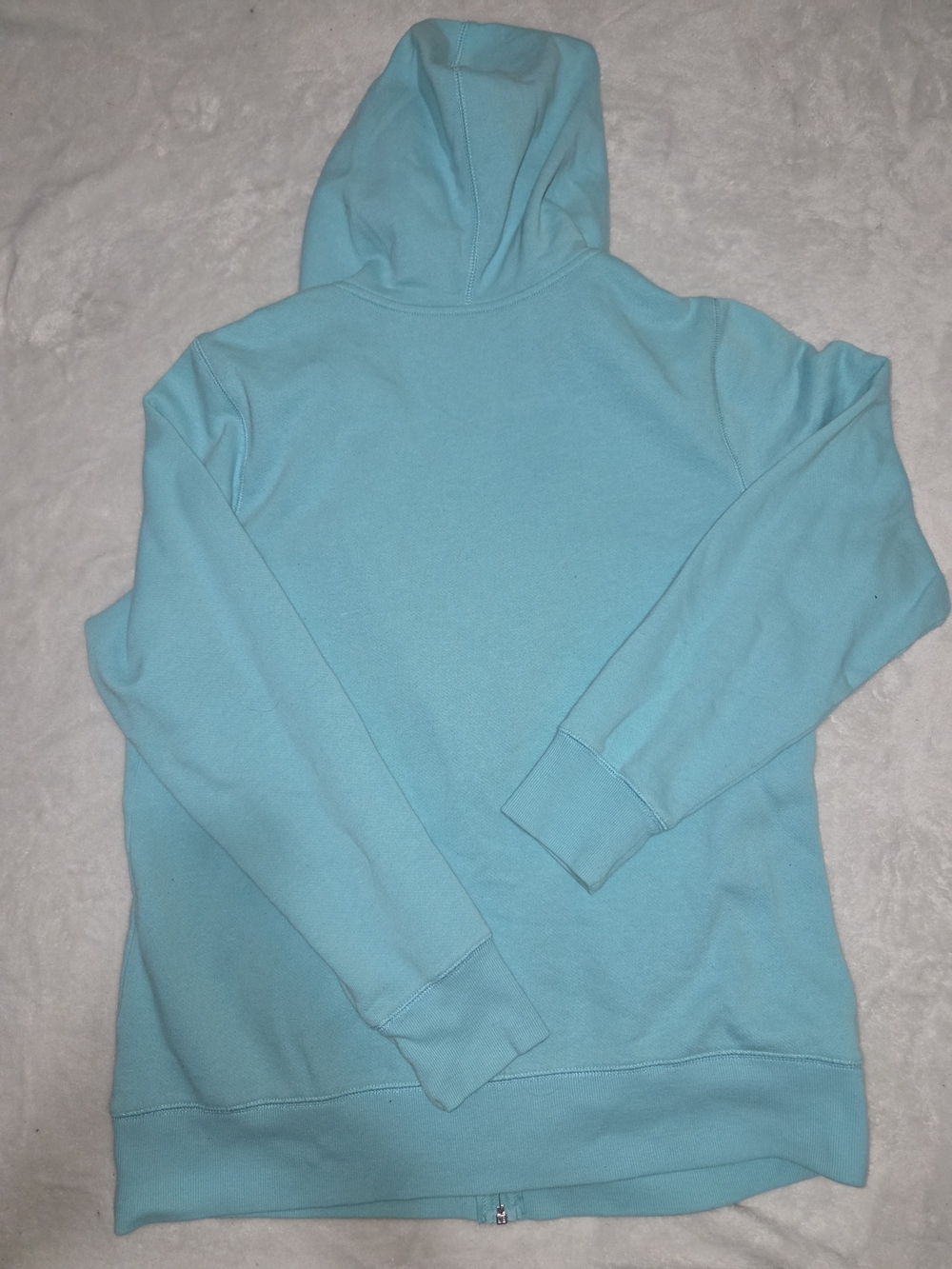 Teal Zip Up Y2k Floral Design - Picture 6 of 6